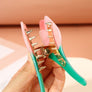 Daisy Tulip Hair Claw Luxury Style Pink