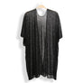 DIONA J STYLISH FASHIONABLE SOLID KIMONO CARDIGAN ONE SIZE COLOR BLACK