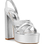 Splendid Cross Strap High Heeled Sandals