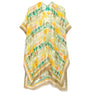 DIONA J BORDER TIE DYE PRINT KIMONO ONE SIZE COLOR TAUPE