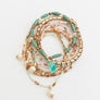 Sweet Pastel Studded Beads Layered Bracelet