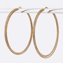 Textured Triple Layer Hoop Earrings