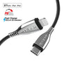 Naztech Titanium USB-C to Lightning Braided Cable