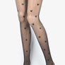 Small Heart Print Fashion Sheer Stocking