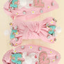 Diona J Easter Bunny Rhinestone Beaded Embriory Top Knotted Headband