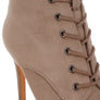 Agmati Lace Up Stiletto Boots