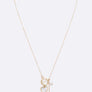 MOP Heart Pearl Butterfly Mix Charm Necklace