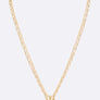 Stainless Steel Heart And Lock Layer Necklace