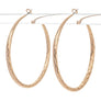 Edgy 70MM Fashion Hoop Earrings