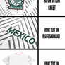 UNISEX MEXICO TEAM WORLD SOCCER JERSEYS TOP
