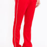 Mens Side Pipe Stacked Flare Pants