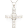 CZ Cross Pendant Necklace