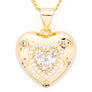 CZ Heart Pendant Necklace