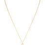 CZ St Mary Cross Pendant Necklace