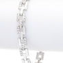 CZ Pave Chain Link Bracelet