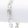 CZ Pave Chain Link Bracelet