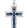 Cubic Zirconia Cross Pendant Necklace