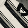 Old School Striped Pique Polo Shirt