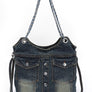Vintage Denim Iconic Tote Bag