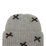 Mini Satin Ribbon Bow Beanie