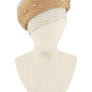 Fishnet with Rhinestone Accent Beret
