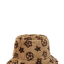Geometric Pattern Fur Bucket Hat