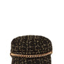 Tweed beret Chain Hat