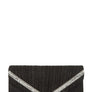 Glitter Pleated Crossbody Bag