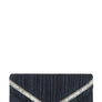 Glitter Pleated Crossbody Bag