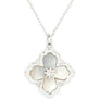 MOP Clover Pendant Necklace