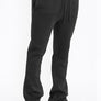 Mens Solid Fleece Flare Stacked PANTS