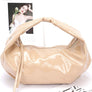 Patent Finish Faux Leather Top Handle Swing Bag