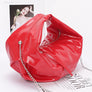 Patent Finish Faux Leather Top Handle Swing Bag