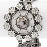 Stone Engraved Flower Western Bracelet