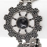Stone Engraved Flower Western Bracelet