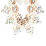 Crystal Mix Media Statement Necklace Set