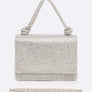 Rhinestone Top Handle Small Bridal Party Clutch