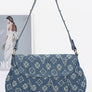 LA Jacquard Denim Fashion Shoulder Bag