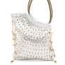 Crystal Embellished Convertible Top Handle Bag