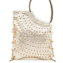Crystal Embellished Convertible Top Handle Bag