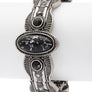 Oval Stone Pave All Around Bangle