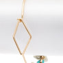 Hook & Eye Wired Beads Bangle Bracelet