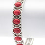 Oval Stone Pave Open Cuff