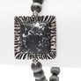 Square Stone Navajo Beads Stretch Bracelet