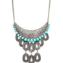 Mix Texture Western Statement Necklace Set