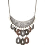 Mix Texture Western Statement Necklace Set