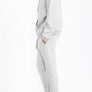 Mens Solid Fleece Flare Stacked SET