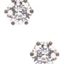 Cubic Zirconia Round Studs 5mm
