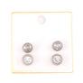 Crystal Stud Earring Set