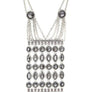 Crystal Statement Tassel Necklace Set